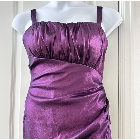 Elegant Purple Women's Dress with Bolero - Picture 7 of 15